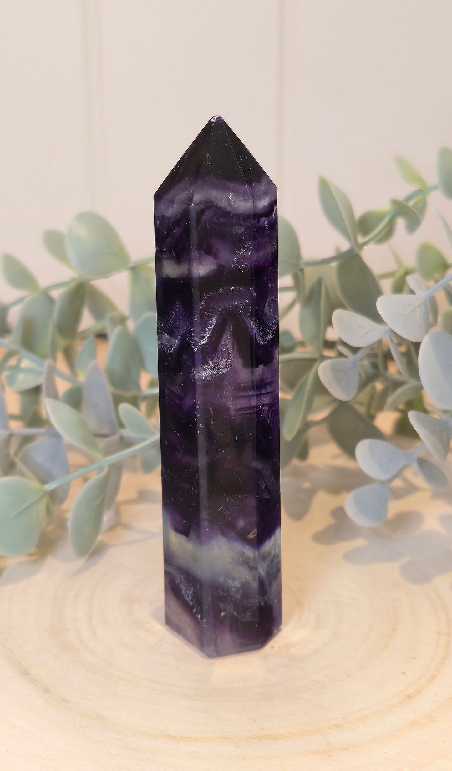 Pointe en Fluorite