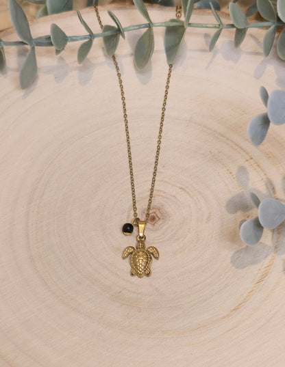 Collier Tortue de mer gold