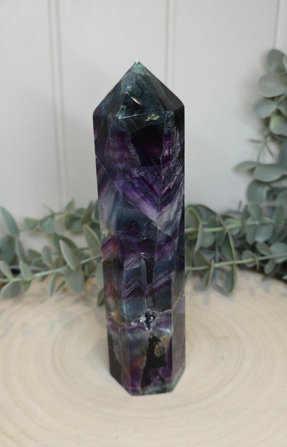 Pointe en Fluorite *réparée*