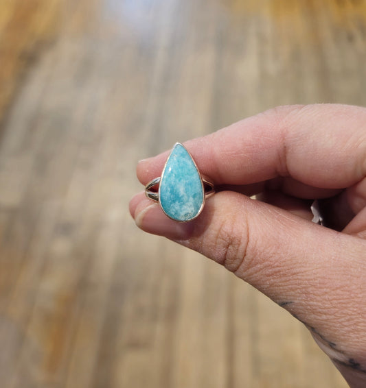 Bague Amazonite