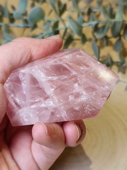 Freeform en Quartz rose