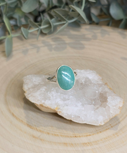 Bague Amazonite