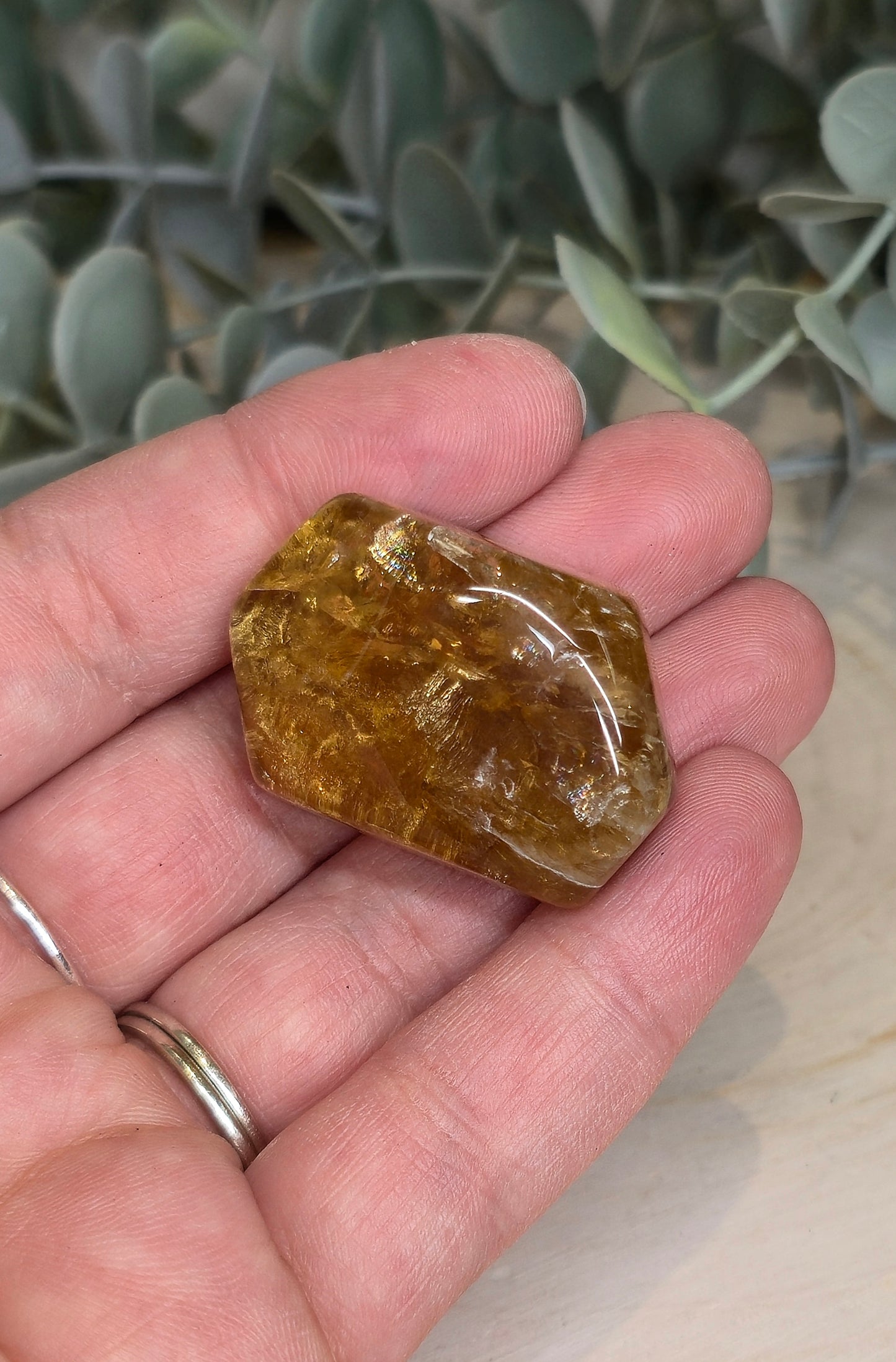Citrine naturelle du Brésil grade extra barattée