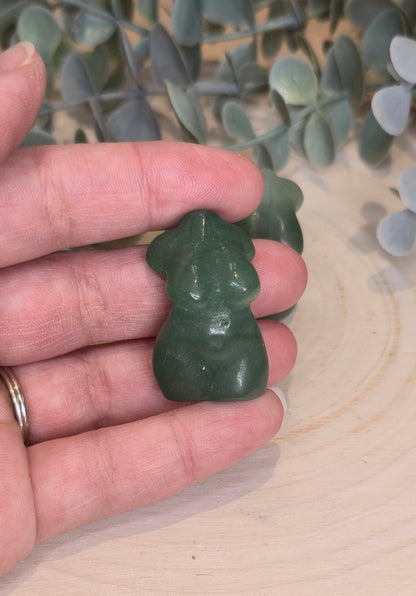 Mini Femme Aventurine verte