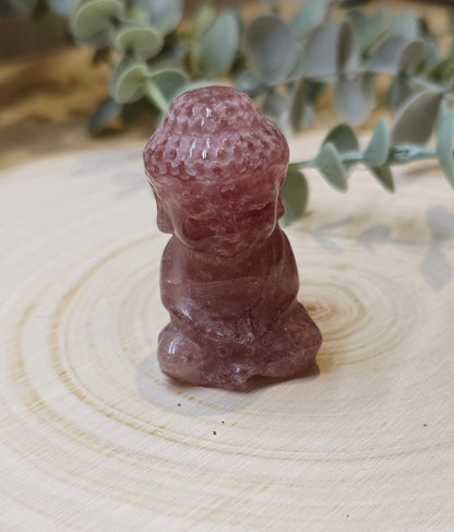 Bouddha Quartz fraise