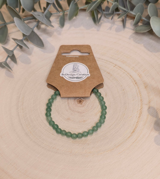 Bracelet Aventurine verte 4mm - Enfant