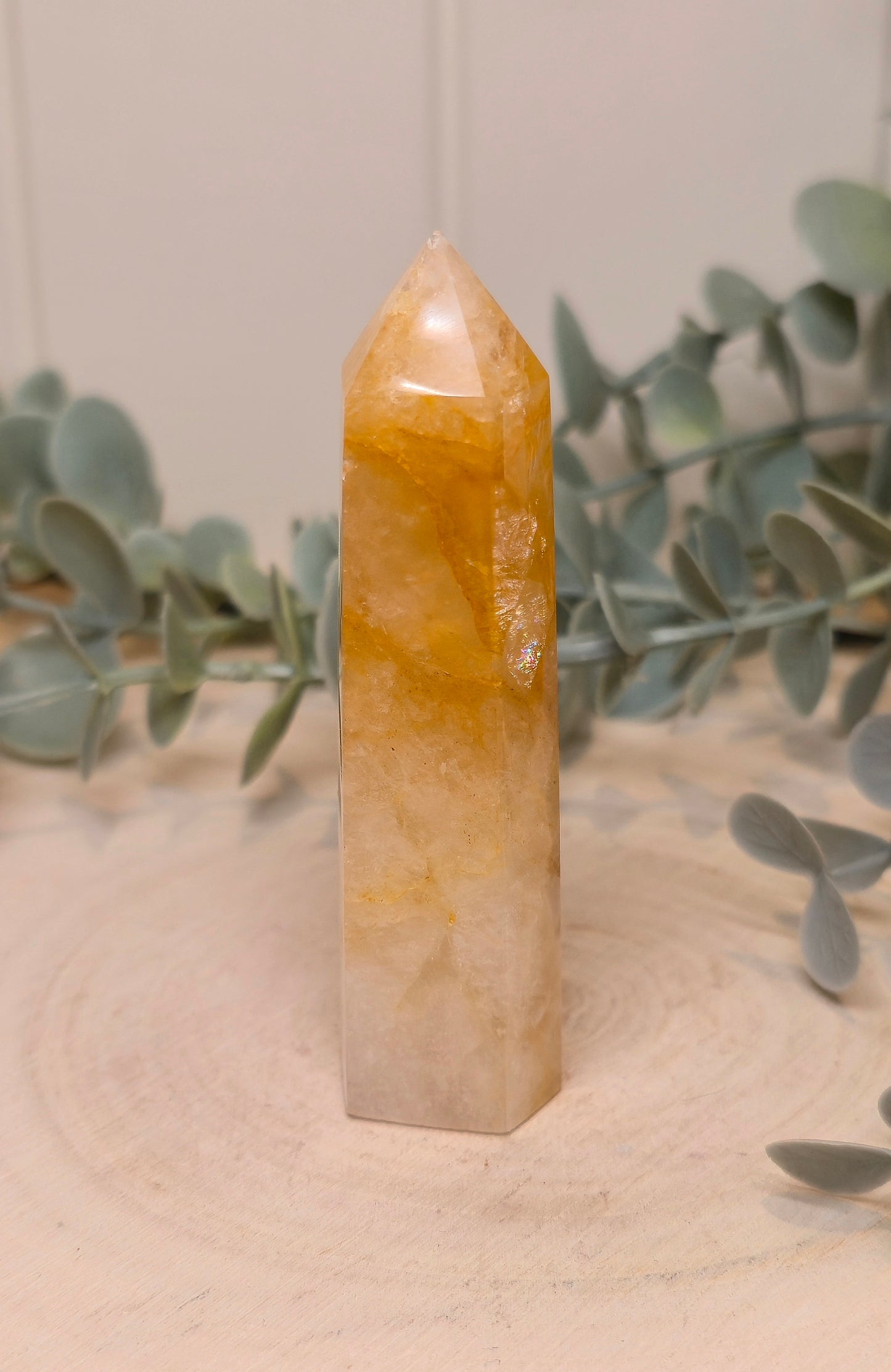 Pointe en Quartz guérisseur (Golden Healer)