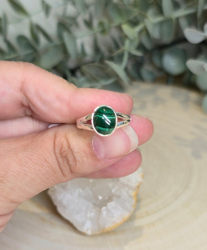 Bague Malachite