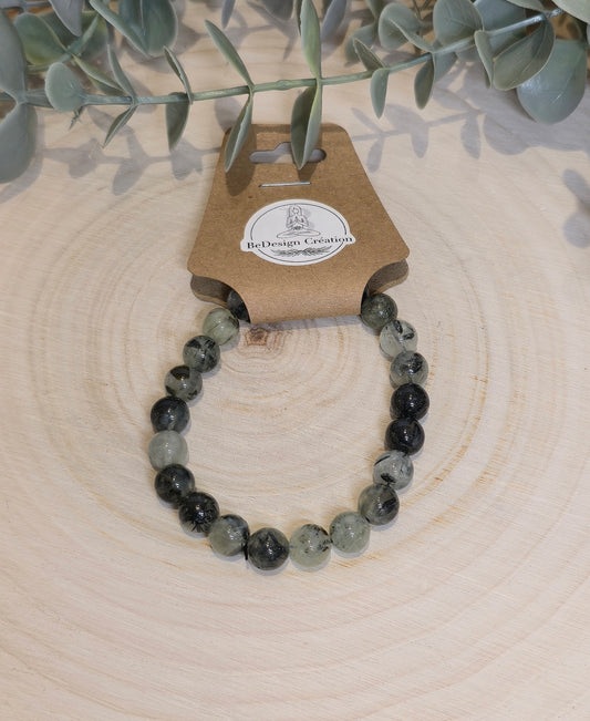 Bracelet Préhnite 8mm