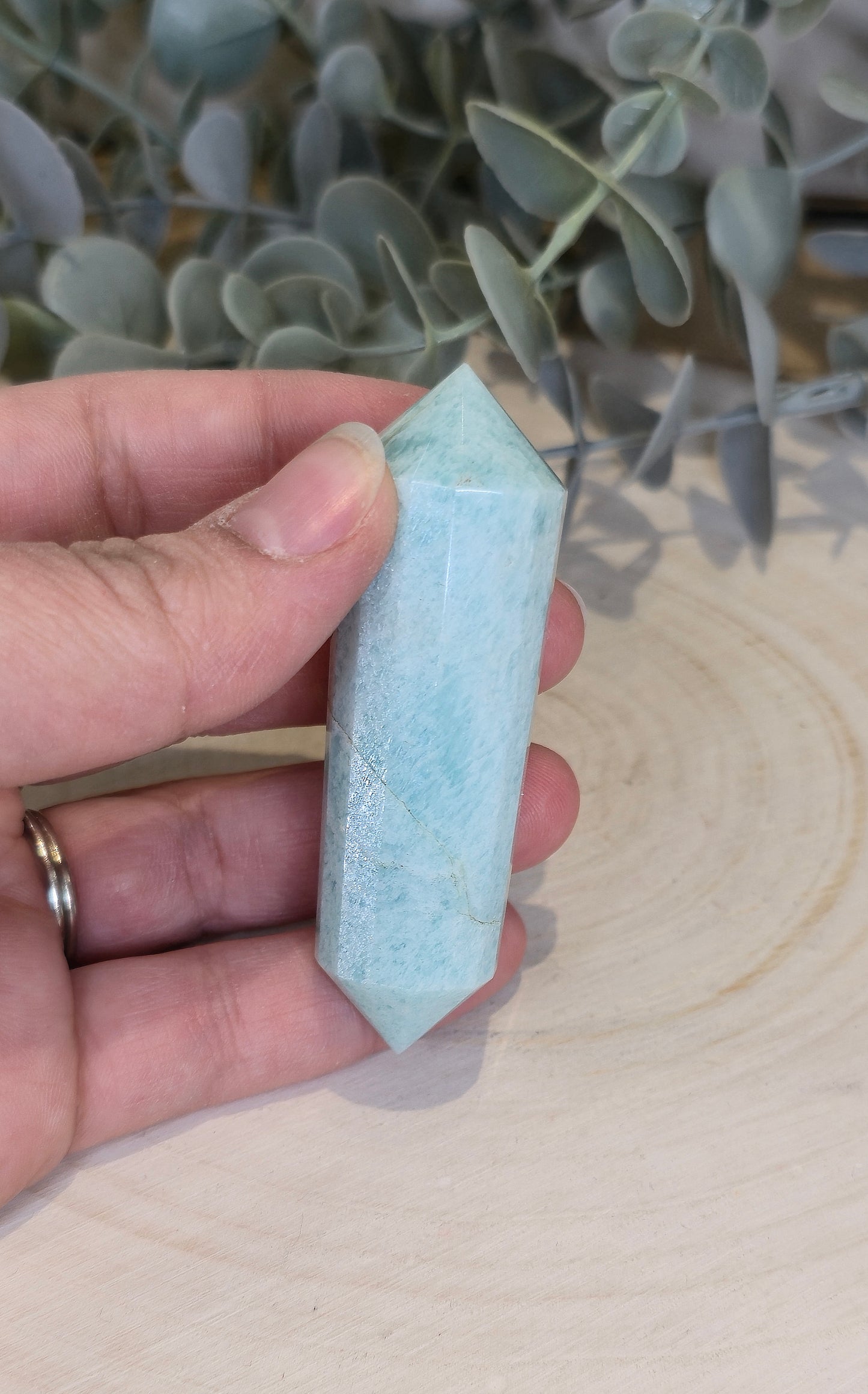 Pointe double en Amazonite (Vogel)