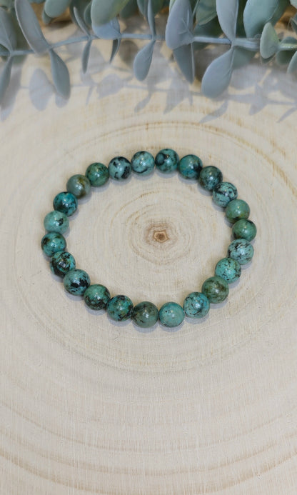 Bracelet Turquoise Africaine 8mm