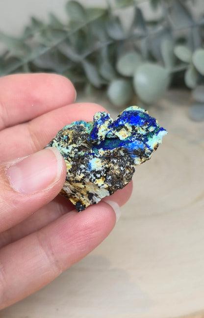 Azurite Malachite Chrysocolle brute
