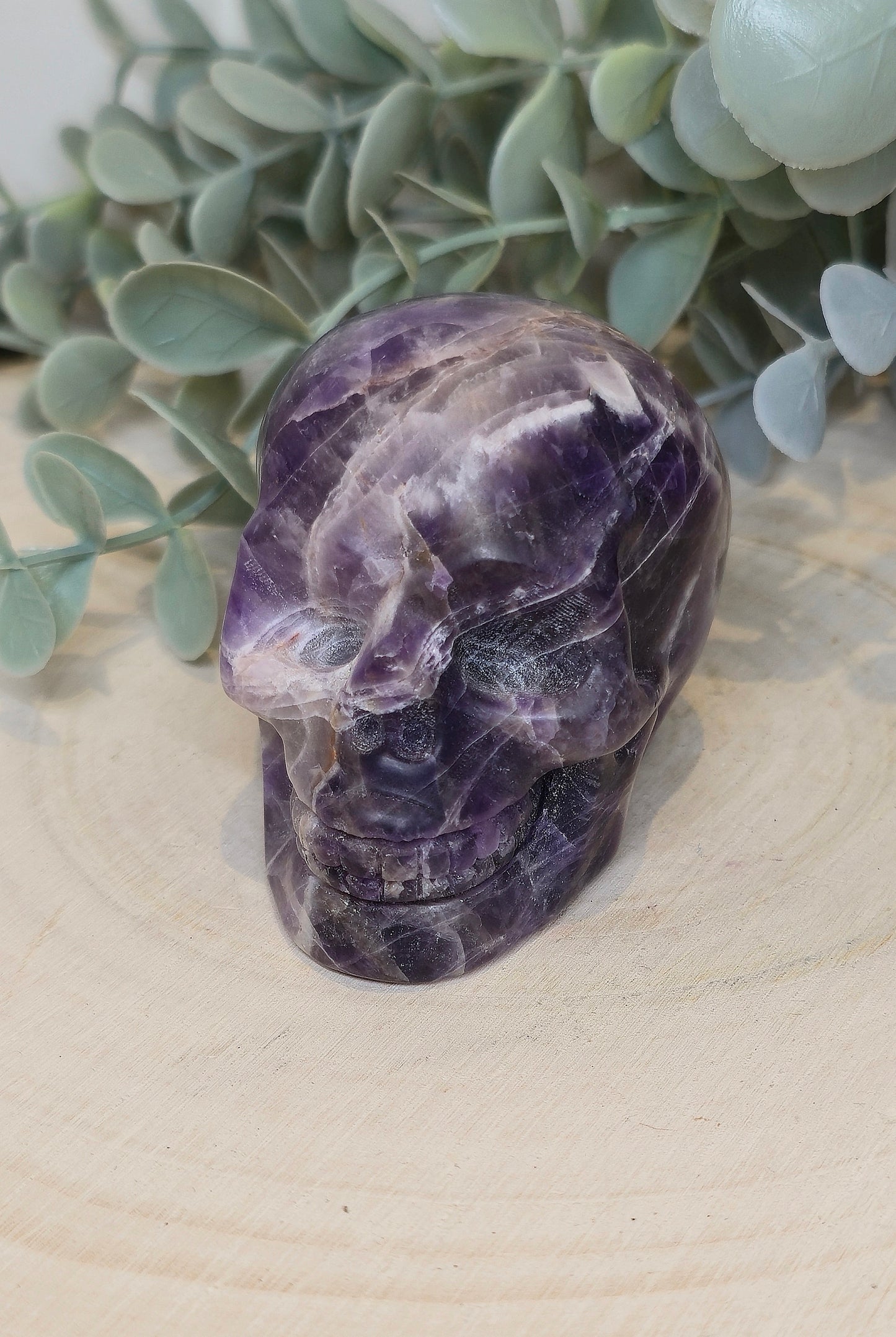 Crâne en Améthyste