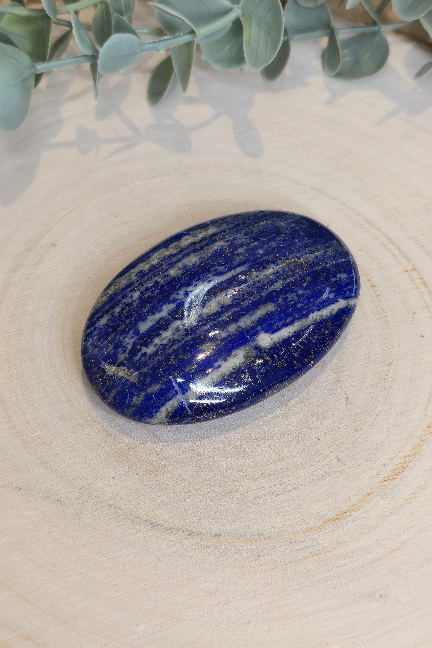 Pierre de paume en Lapis Lazuli
