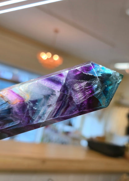 Pointe en Fluorite *réparée*
