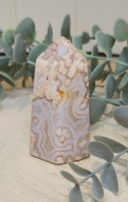 Pointe en Agate fleur de Madagascar