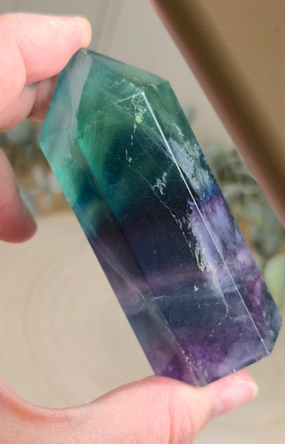 Pointe en Fluorite AA
