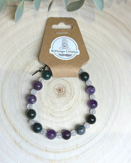 Bracelet avec pierres - création unique
