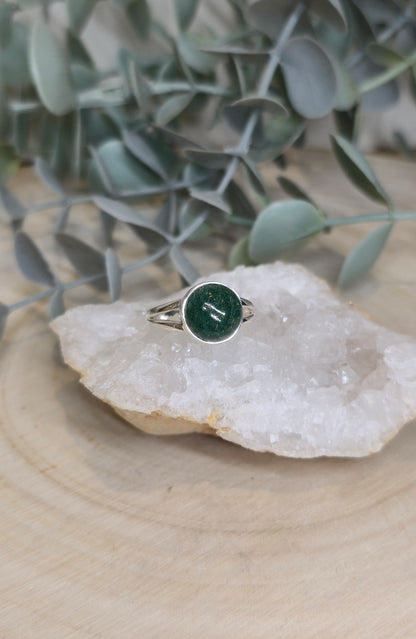Bague Aventurine verte