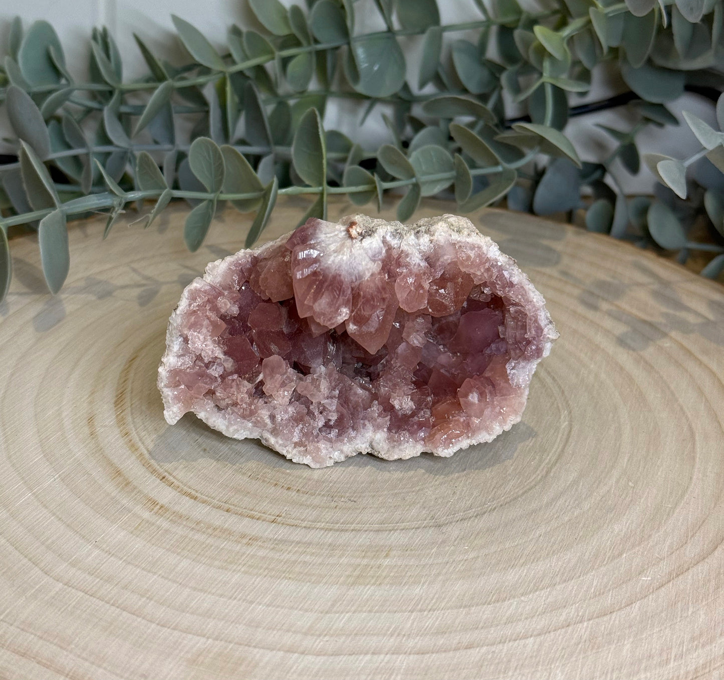 Amas géode d’Améthyste rose
