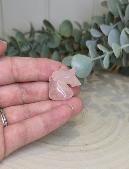 Licorne Quartz rose
