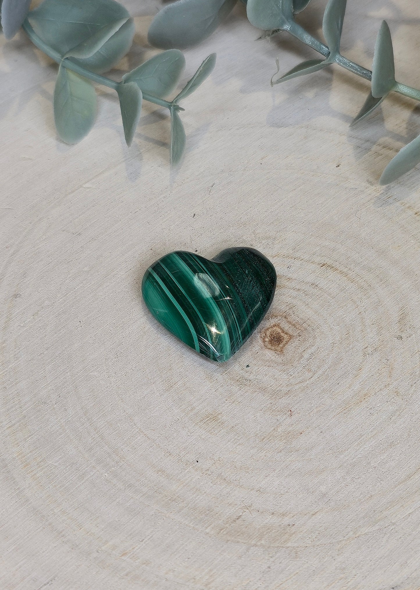 Coeur en Malachite