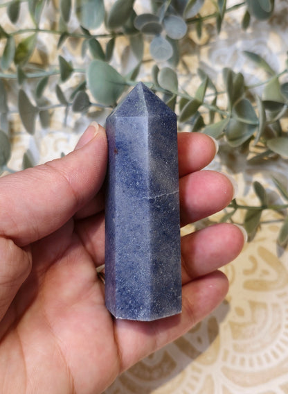 Pointe en Aventurine bleue