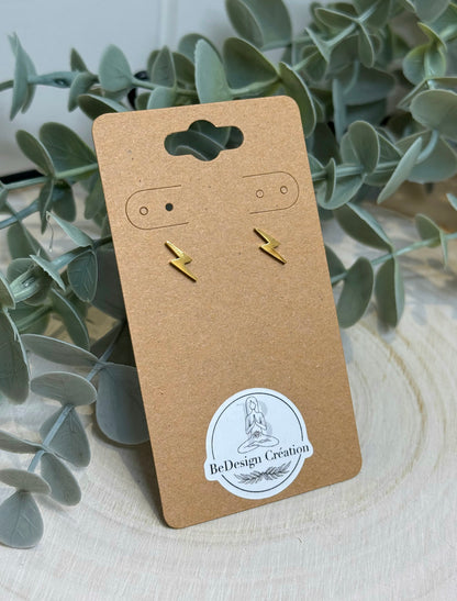 Boucles d’oreilles Éclair gold