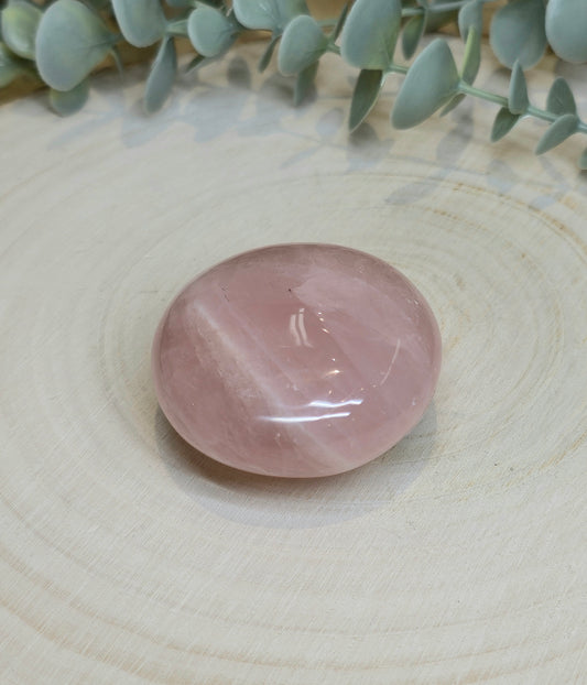 Pierre de paume en Quartz rose