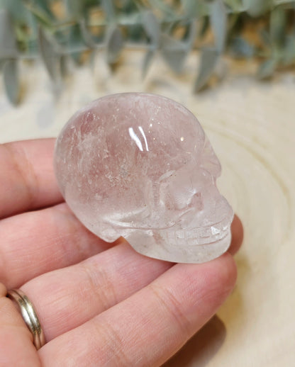 Crâne Quartz clair