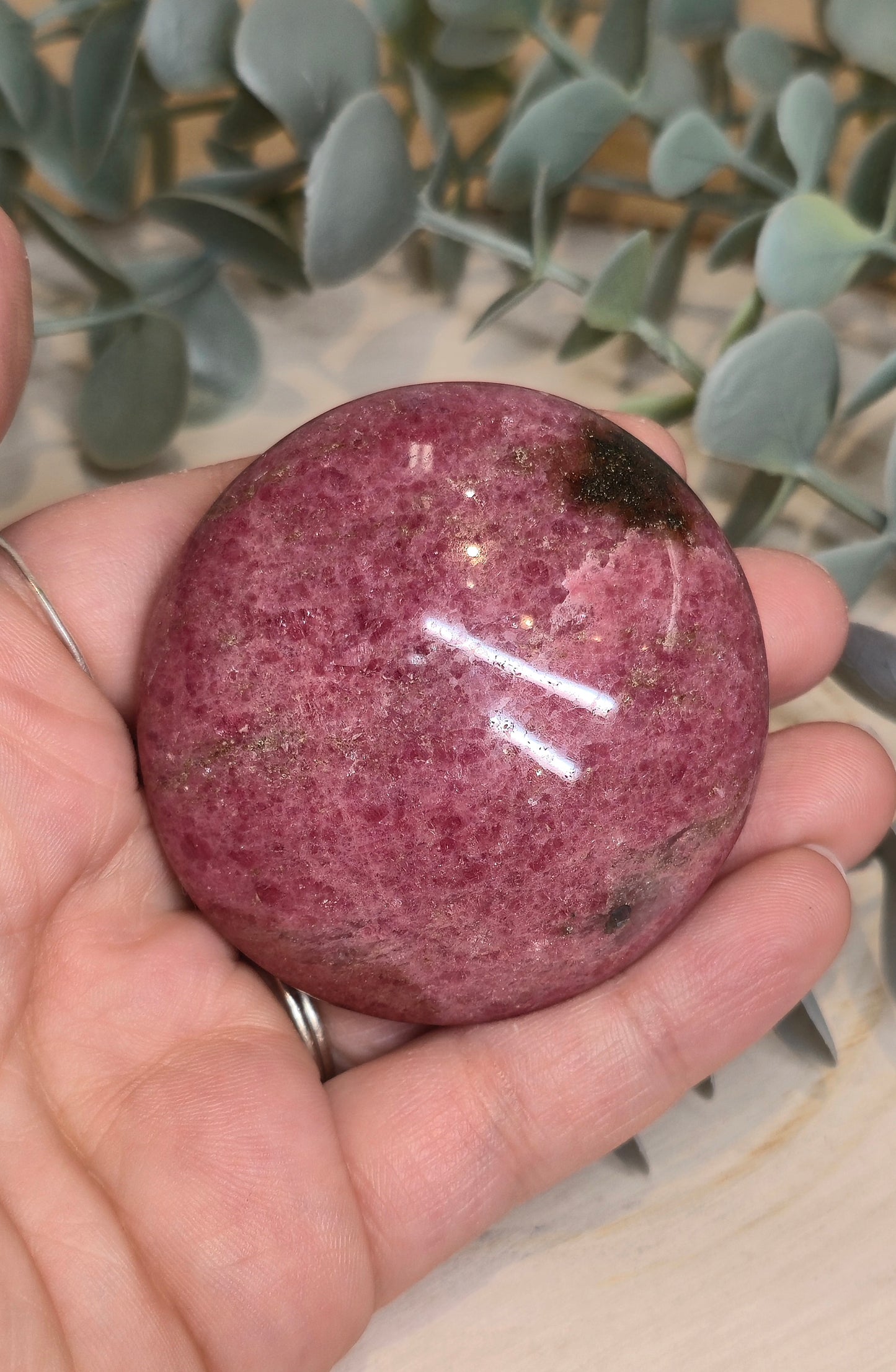 Pierre de paume Rhodonite