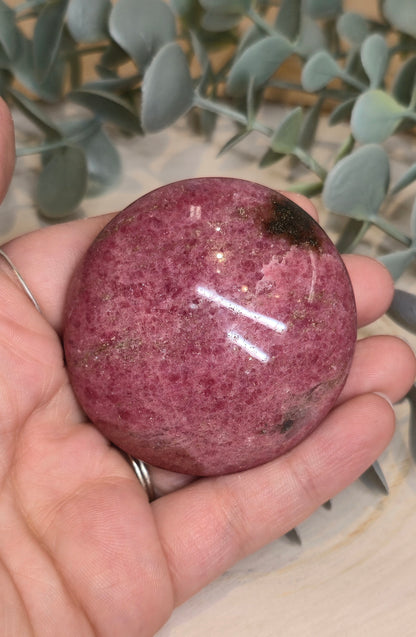 Pierre de paume Rhodonite