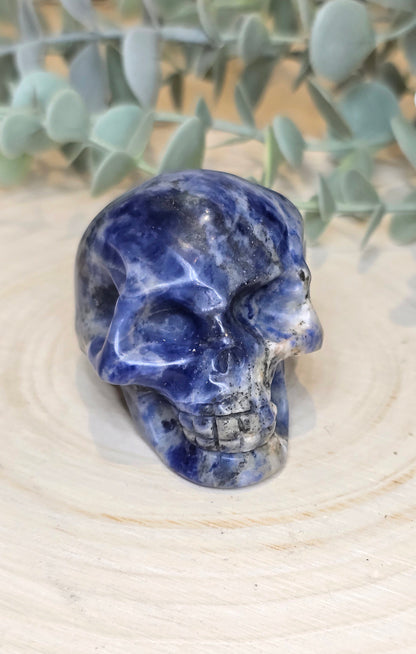 Crâne en Sodalite
