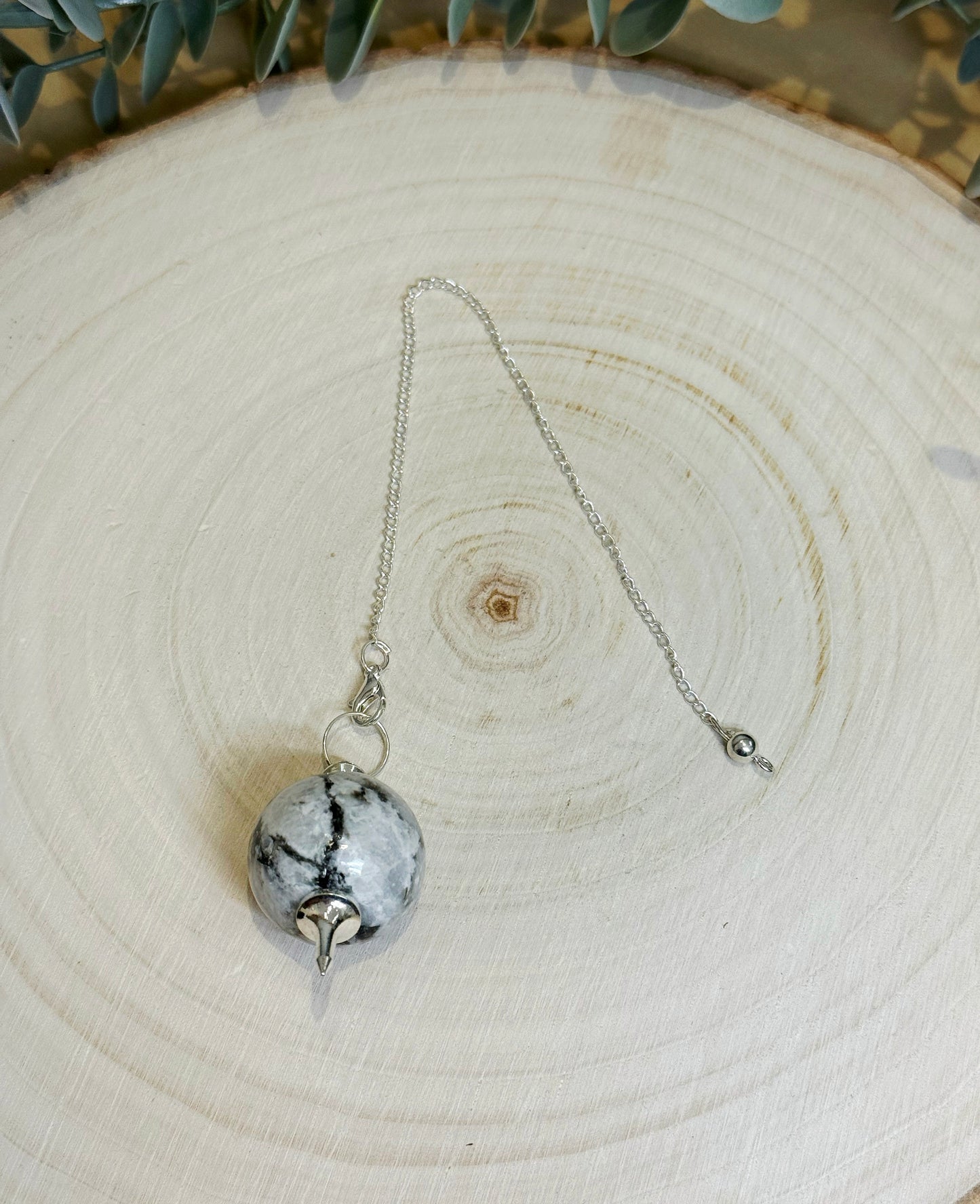 Pendule Sephoroton en Pierre de lune