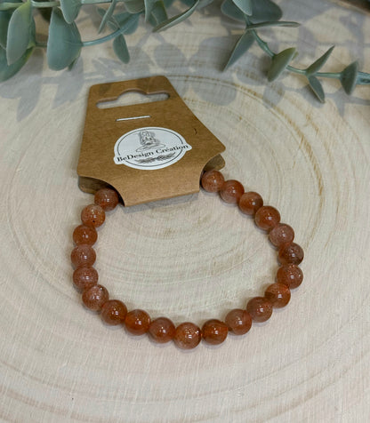 Bracelet Pierre de soleil 7-8mm