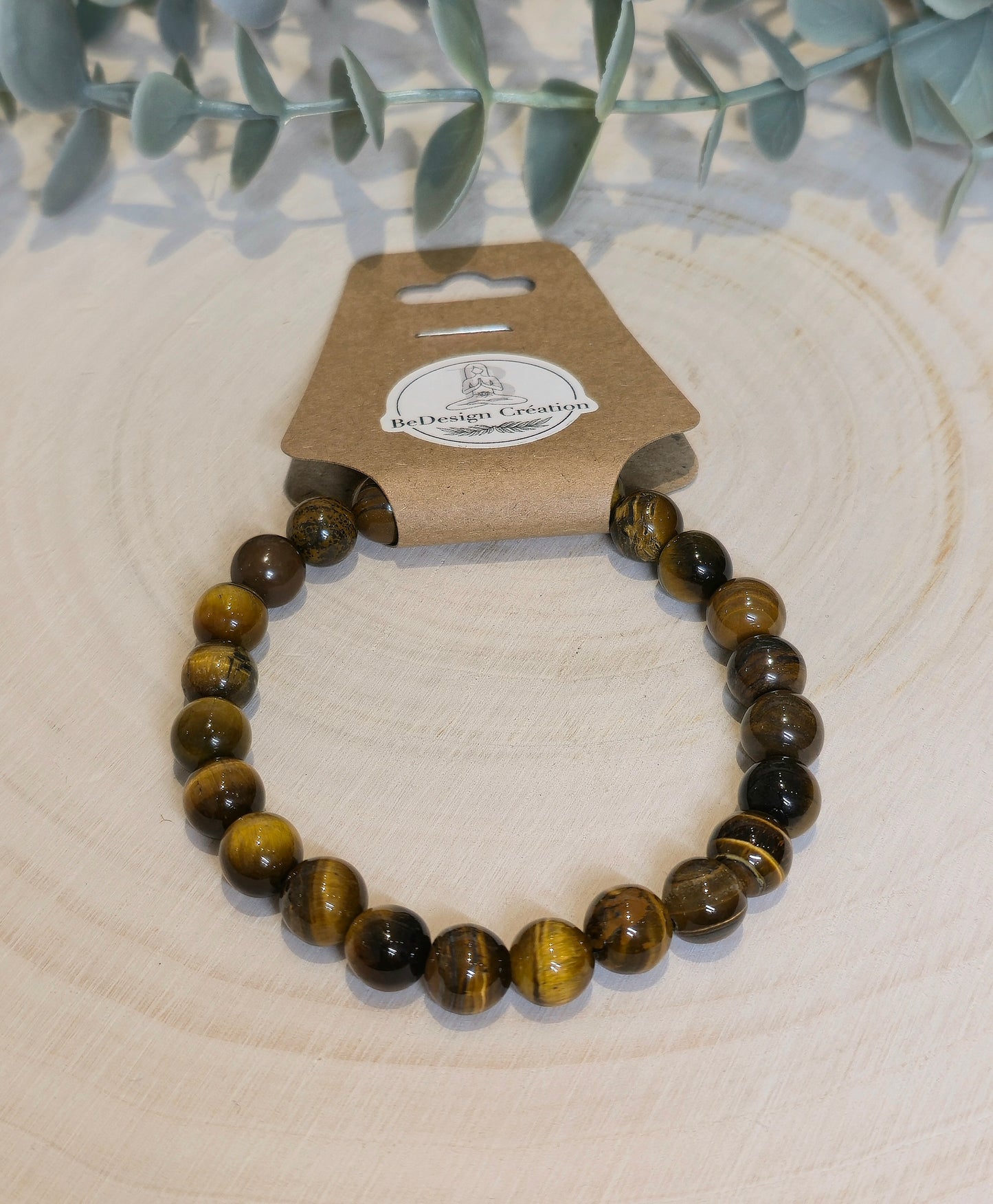 Bracelet Oeil de tigre 8mm