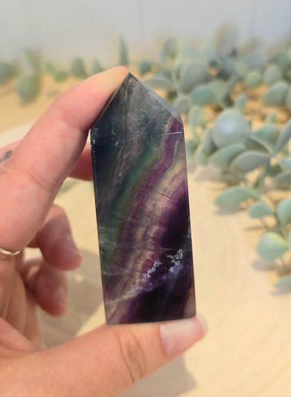 Pointe en Fluorite