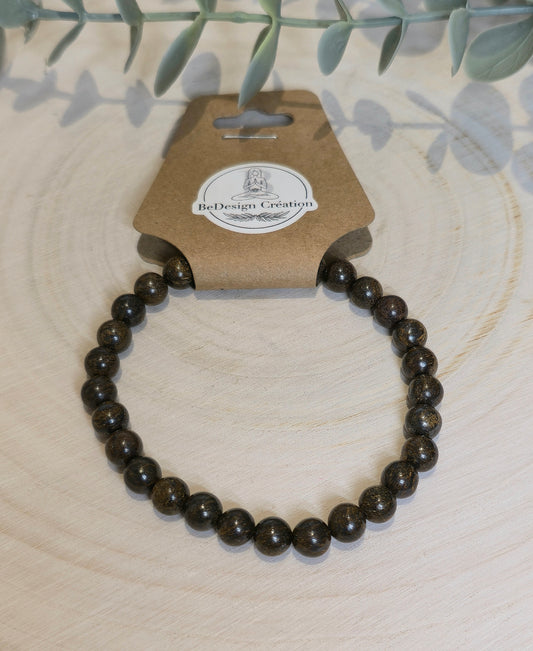 Bracelet Bronzite 6mm