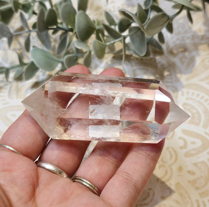 Pointe double en Quartz clair