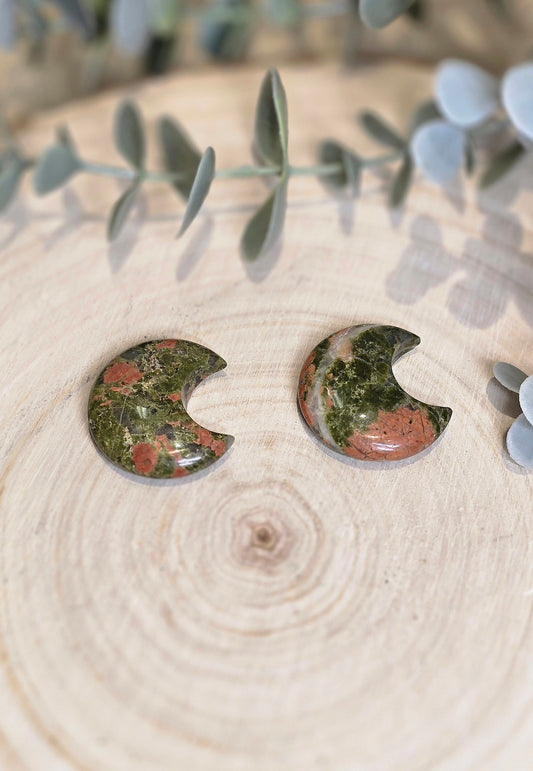 Lune en Unakite