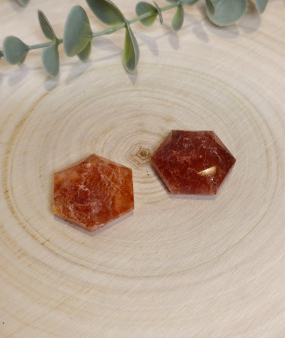 Étoile géométrique en Quartz feu