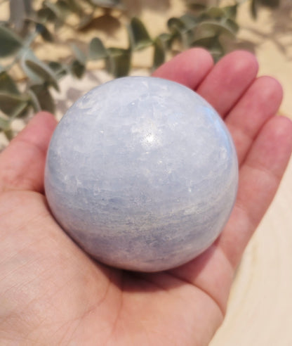Sphère Calcite bleue