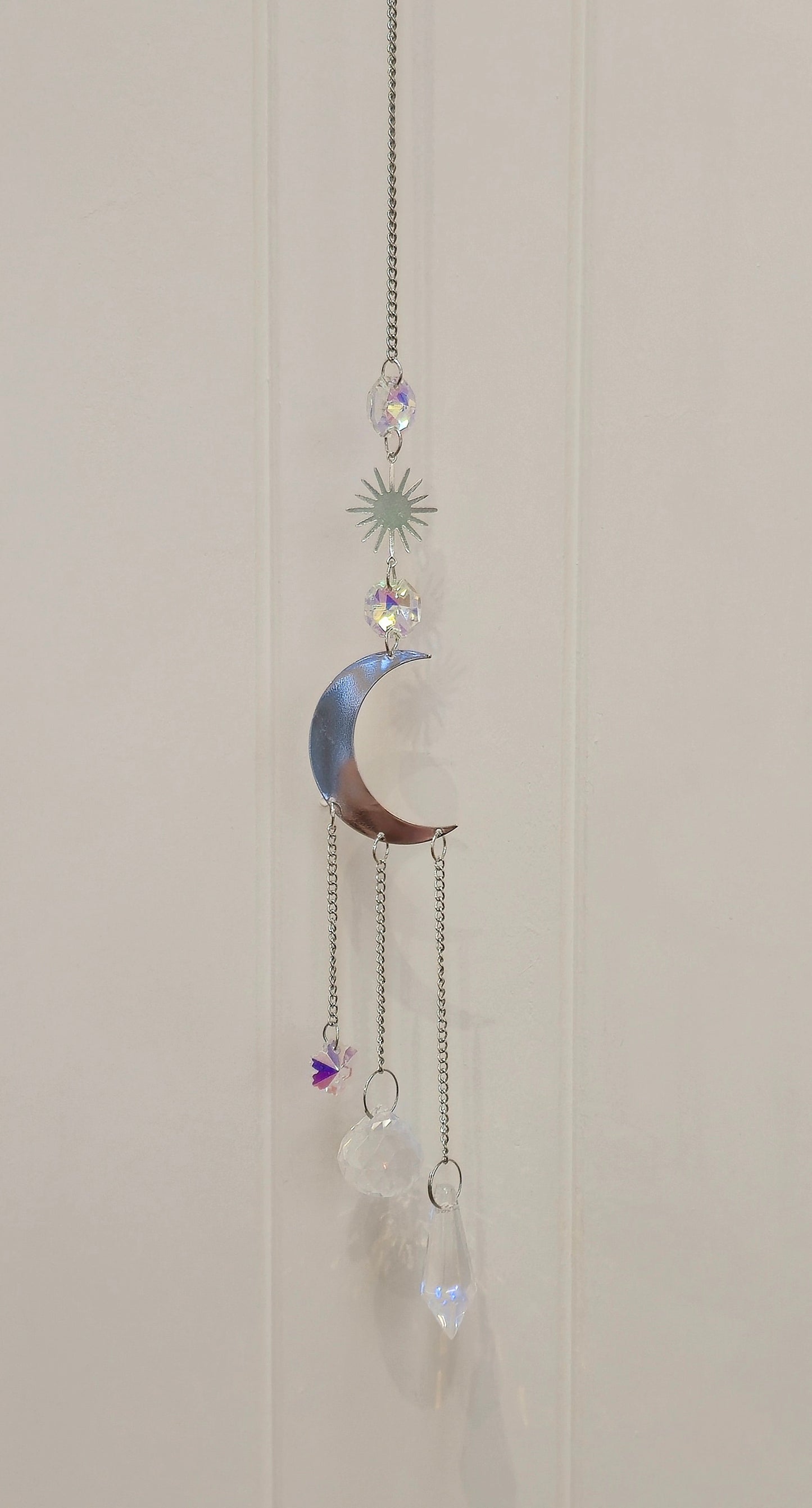 Capteur de lumière cristaux Grande lune