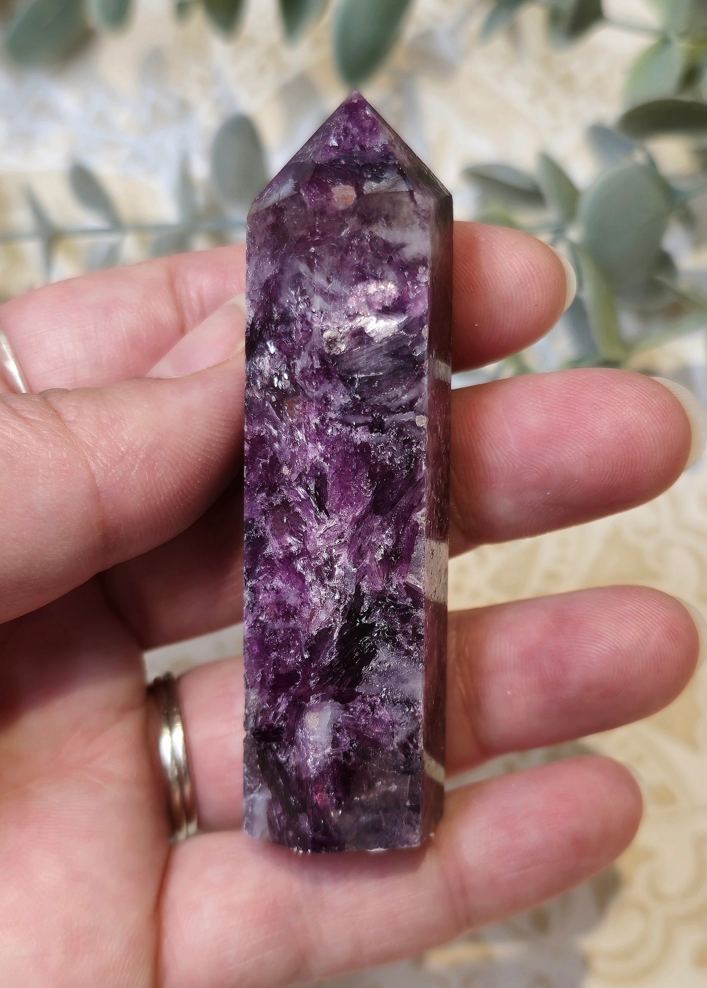 Pointe Mica mauve