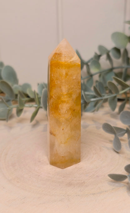 Pointe en Quartz guérisseur (Golden Healer)