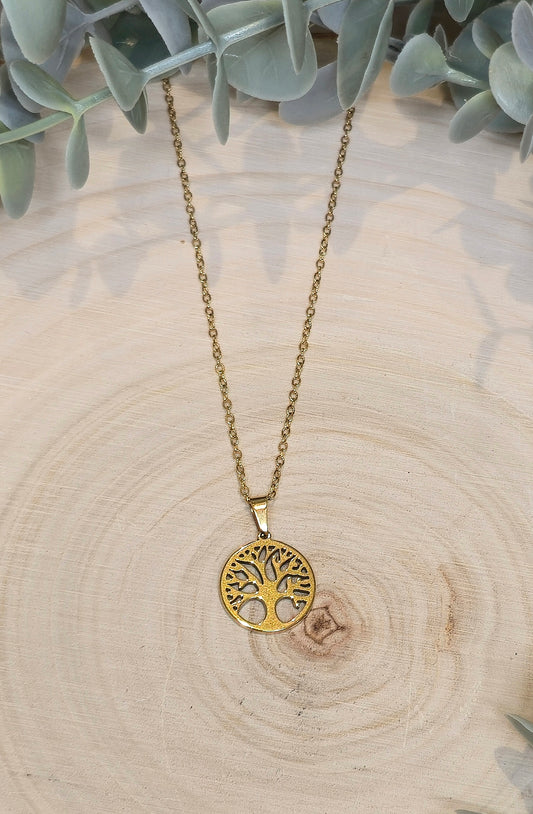 Collier Arbre de vie gold