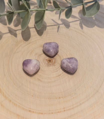 Mini Coeur en Lépidolite