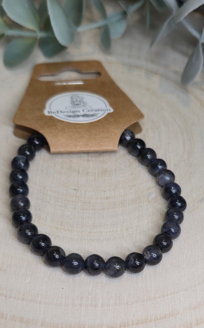 Bracelet Iolite 5-6mm