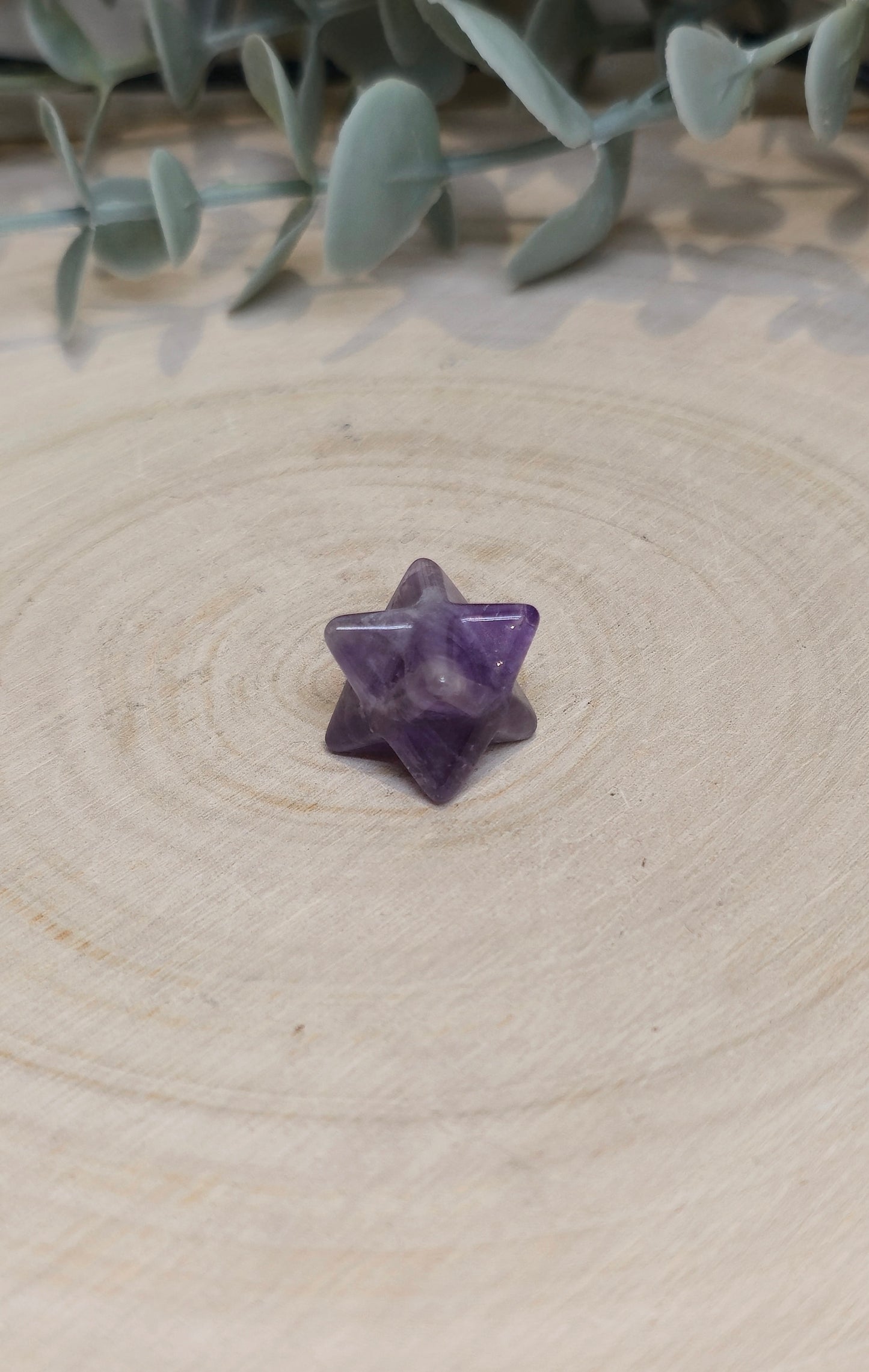 Étoile Merkaba Améthyste
