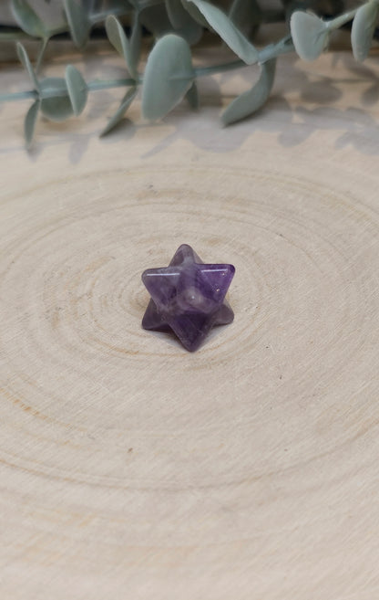Étoile Merkaba Améthyste